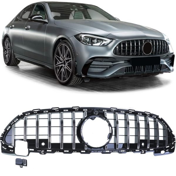 Sport black and chrome grille for MERCEDES C-CLASS W206/S206