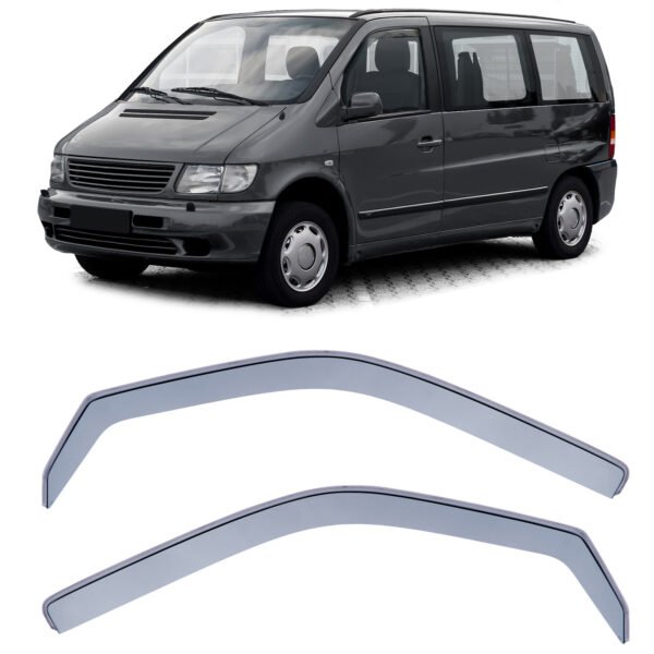 Black smoke wind deflectors for MERCEDES V-CLASS VITO W638