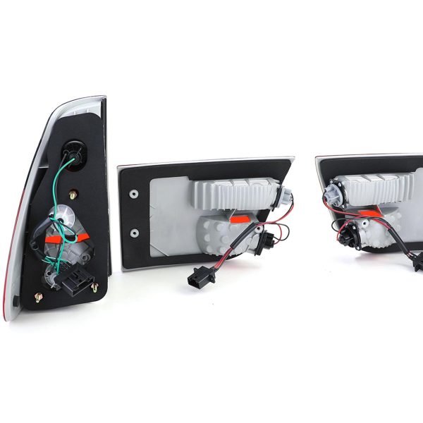 Clear glass black smoke tail lights for BMW X5 E53 - Slika 7