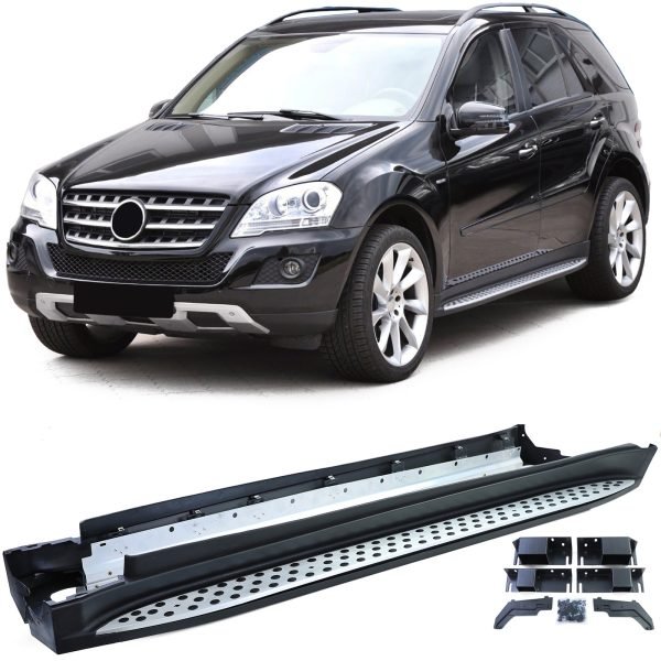 OE style aluminum running boards for MERCEDES ML W164