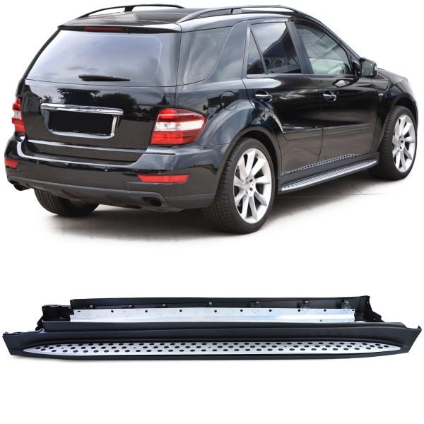 OE style aluminum running boards for MERCEDES ML W164 - Slika 3
