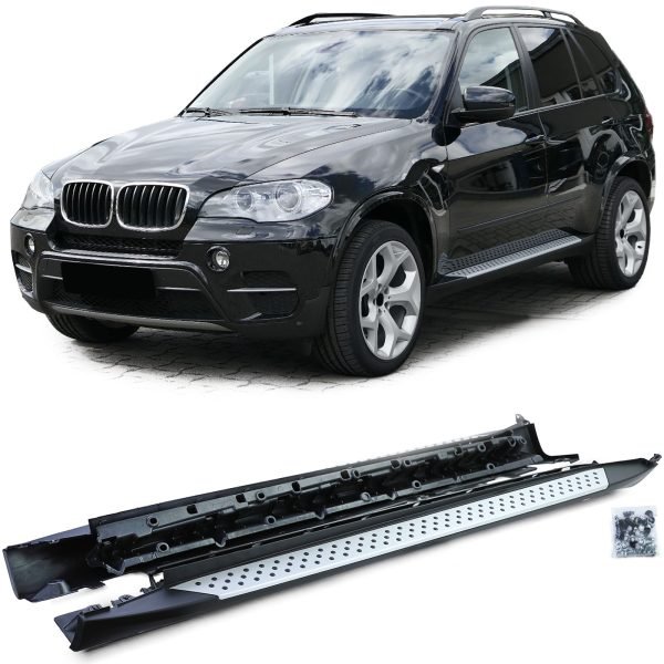 Aluminium running borad sills for BMW X5 E70