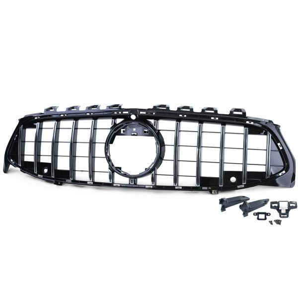 Sport black and chrome front grille for MERCEDES CLA C118/X118 - Slika 2