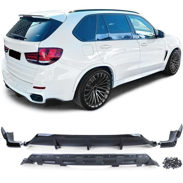 Performance gloss black rear diffuser for BMW X5 F15
