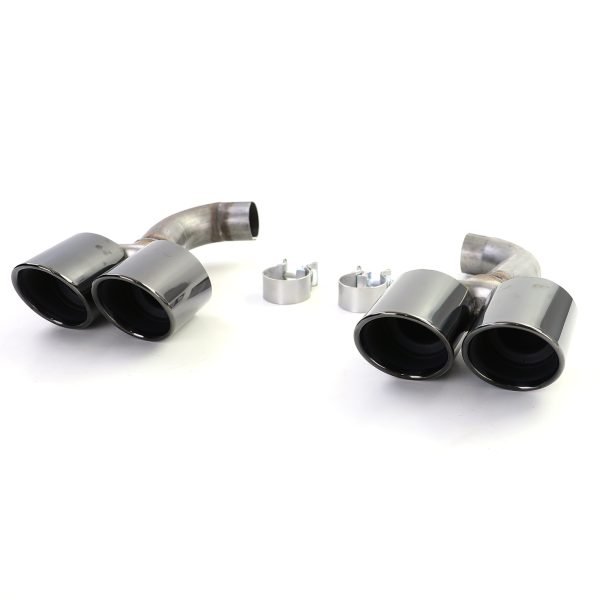 Performance gloss black diffuser with black tailpipes conversion for BMW X4 G02 - Slika 7