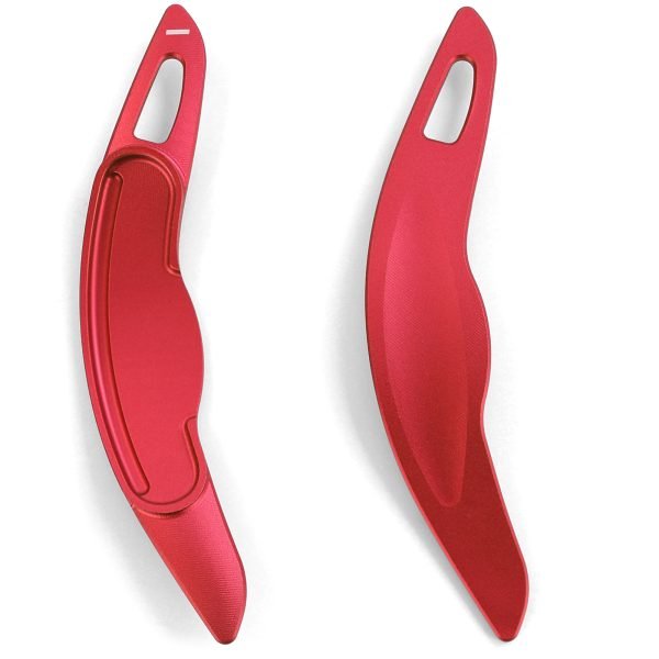 Red aluminum paddle shifter extensions for MINI Clubman F54 and Countryman F60 - Slika 5