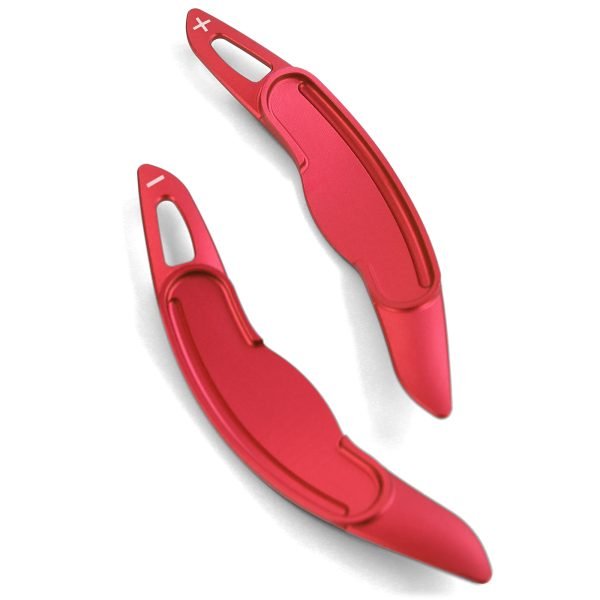 Red aluminum paddle shifter extensions for MINI Cooper F55/F56/F57 - Slika 8