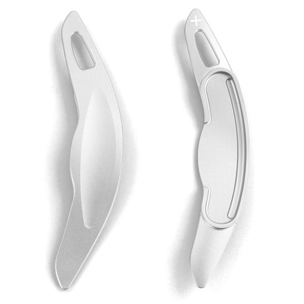 Silver aluminum paddle shifter extensions for MINI Clubman F54 and Countryman F60 - Slika 6