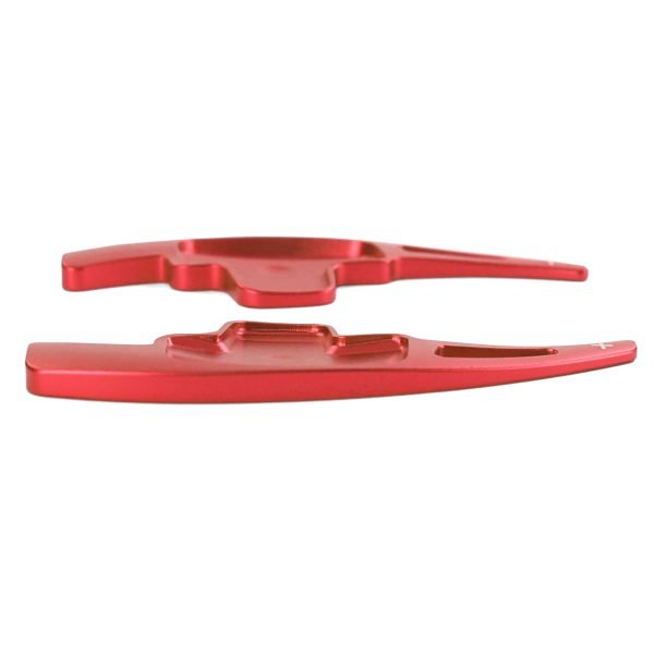 Aluminum red shift paddle extensions for MERCEDES W176 W246 W212 C207 A207 S212 - Slika 5