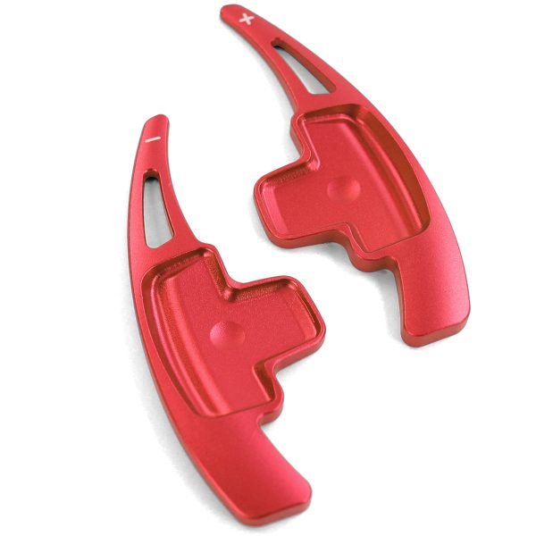 Aluminum red shift paddle extensions for MERCEDES W176 W246 W212 C207 A207 S212 - Slika 6