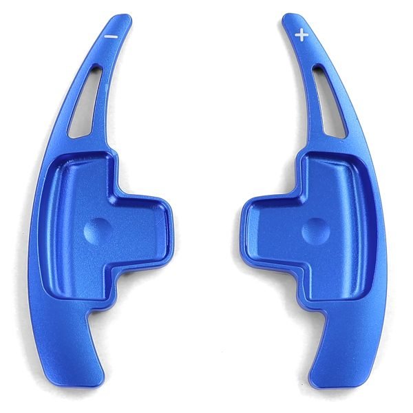 Blue aluminum paddle shifter extensions for MERCEDESAMG GL X166 GLA X156 - Slika 3