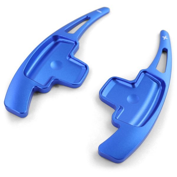 Blue aluminum paddle shifter extensions for MERCEDESAMG GL X166 GLA X156 - Slika 4