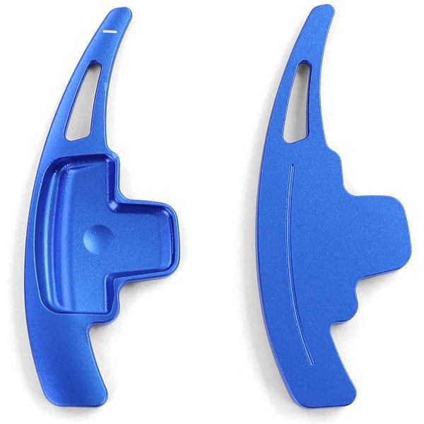 Blue aluminum paddle shifter extensions for MERCEDESAMG GL X166 GLA X156 - Slika 5