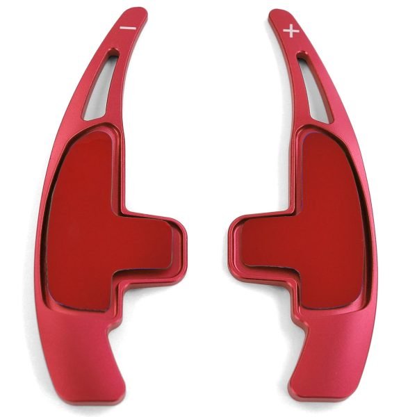 Aluminum red shift paddle extensions for MERCEDES A45 W176 C63 W204 E63 W212 - Slika 2