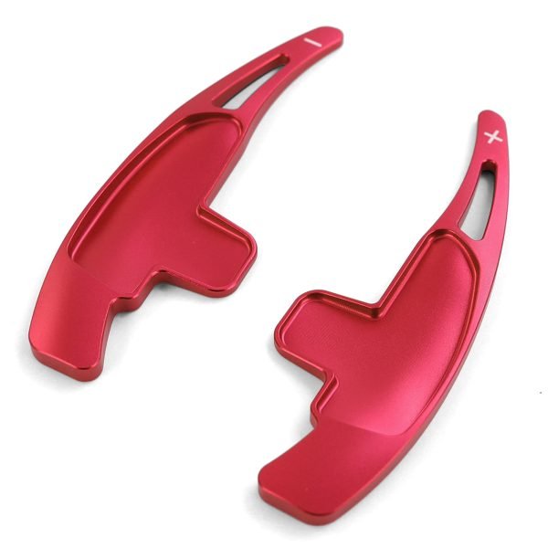 Aluminum red shift paddle extensions for MERCEDES A45 W176 C63 W204 E63 W212 - Slika 4