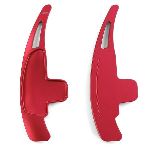 Aluminum red shift paddle extensions for MERCEDES A45 W176 C63 W204 E63 W212 - Slika 5