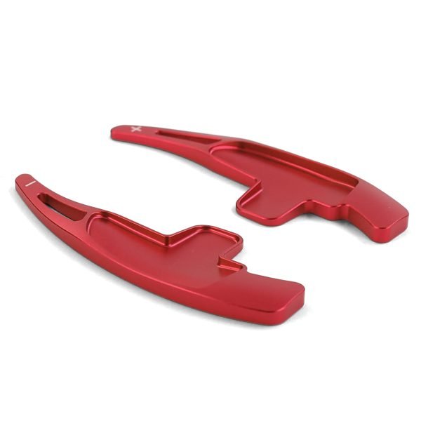Aluminum red shift paddle extensions for MERCEDES A45 W176 C63 W204 E63 W212 - Slika 7