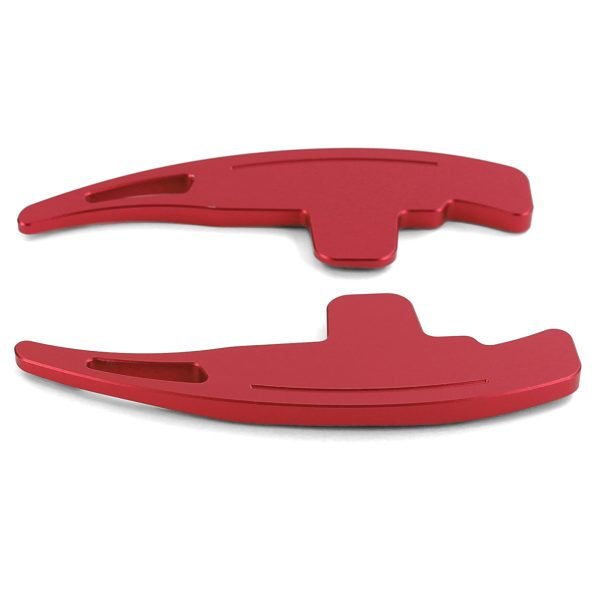 Aluminum red shift paddle extensions for MERCEDES A45 W176 C63 W204 E63 W212 - Slika 8