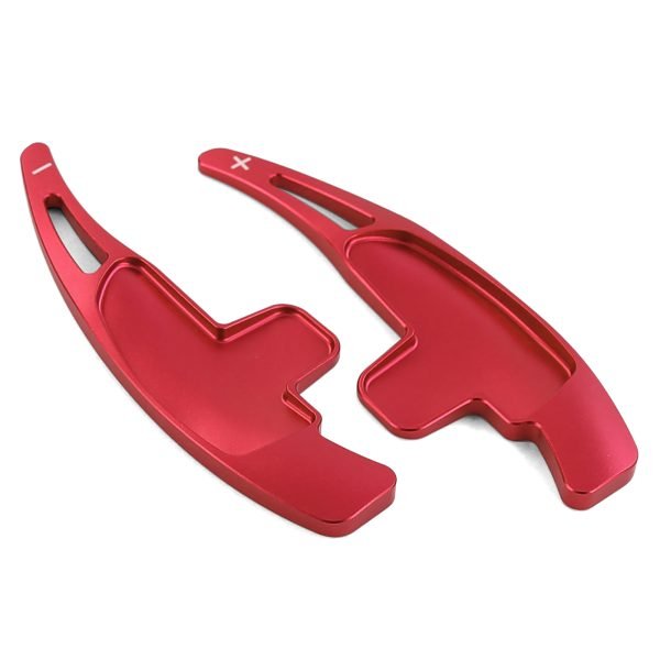 Aluminum red shift paddle extensions for MERCEDES A45 W176 C63 W204 E63 W212 - Slika 9