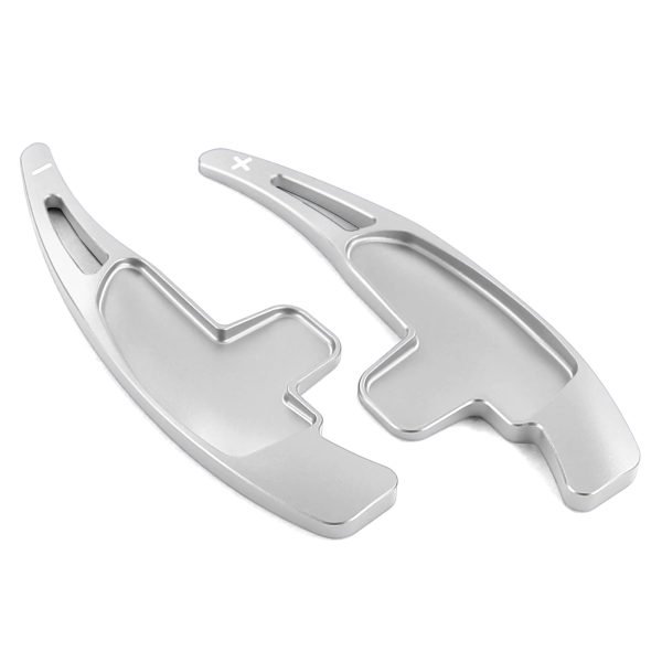Silver aluminum paddle shifter extensions for MERCEDES S63 W221 CLA45 C117 CLS63 C218 - Slika 8