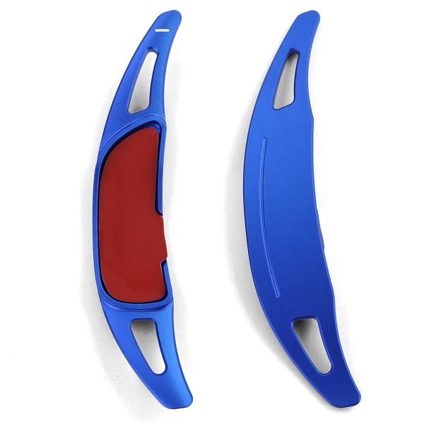 Blue aluminum paddle shifter extensions for MERCEDESAMG G63 W463 GLA35 GLA45 X156 - Slika 4