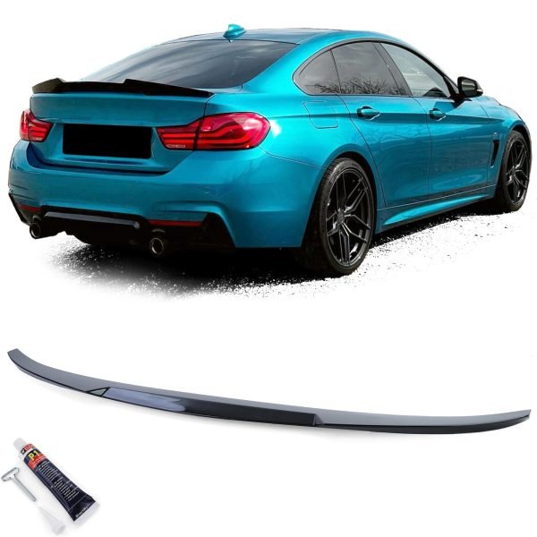 Sport gloss black rear spoiler for BMW 4 SERIES F36