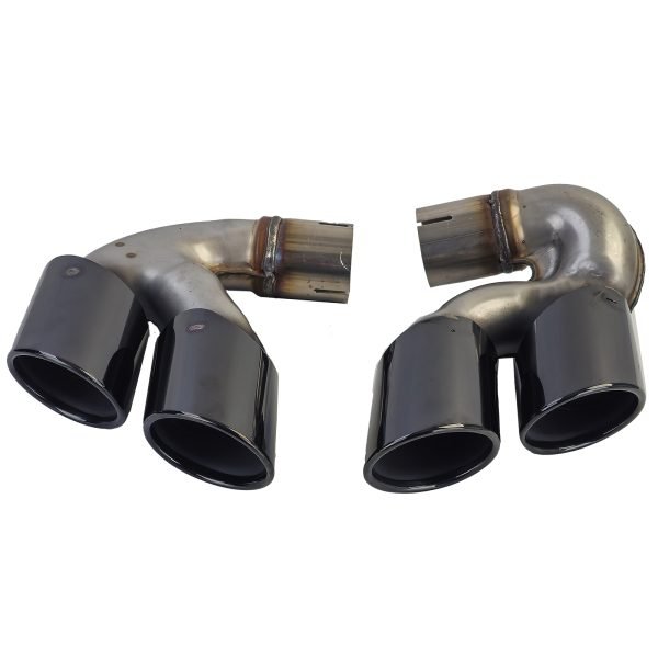 Black stainless steel tail pipes for BMW X5 G05 X6 G06 X7 G07 40i - Slika 5