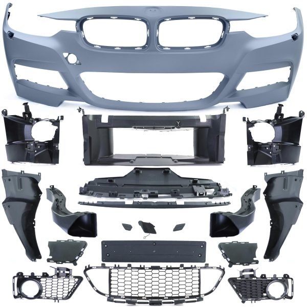 Sport front bumper with grille for BMW 3 SERIES F30/F31 - Slika 2