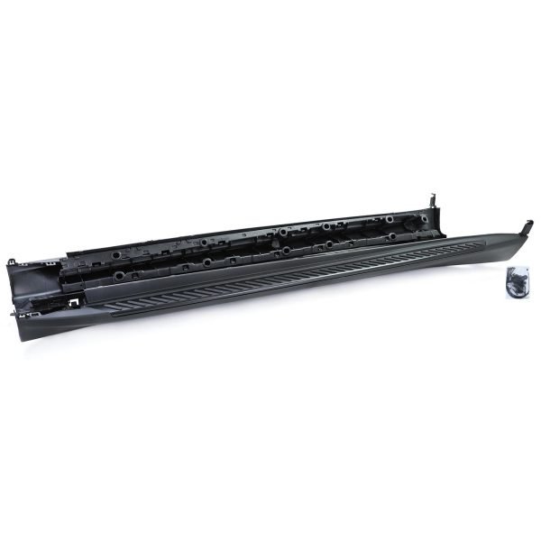 Black running boards with side protection for BMW X5 F15 - Slika 2