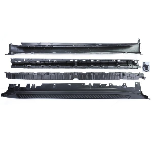 Black running boards with side protection for BMW X5 F15 - Slika 8