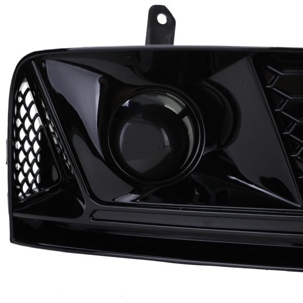 Gloss black honeycomb bumper grilles for AUDI A4 B9 - Slika 6