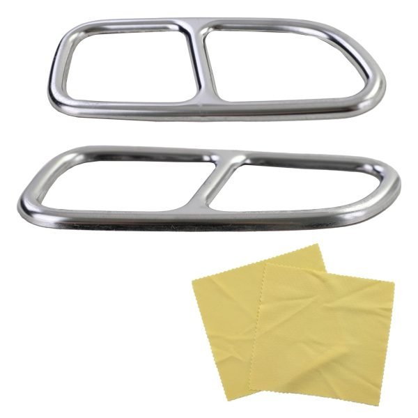 4-pipe look exhaust taipipe trim for MERCEDES CLA C117/X117 - Slika 2