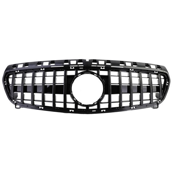 Sport gloss black front grille for MERCEDES A-CLASS W176 - Slika 3