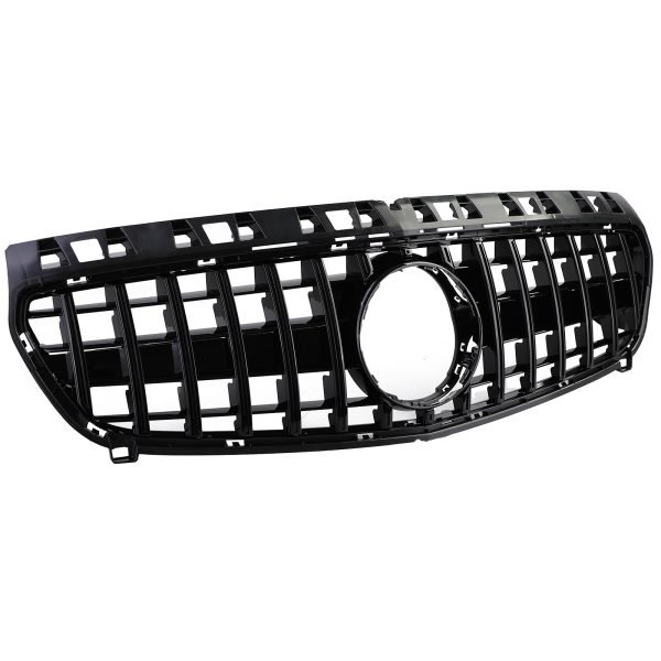 Sport gloss black front grille for MERCEDES A-CLASS W176 - Slika 4