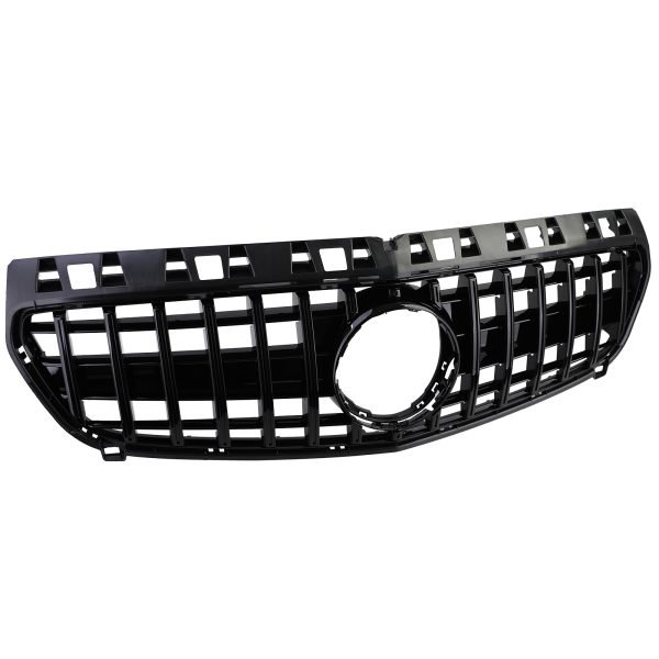Sport gloss black front grille for MERCEDES A-CLASS W176 - Slika 6