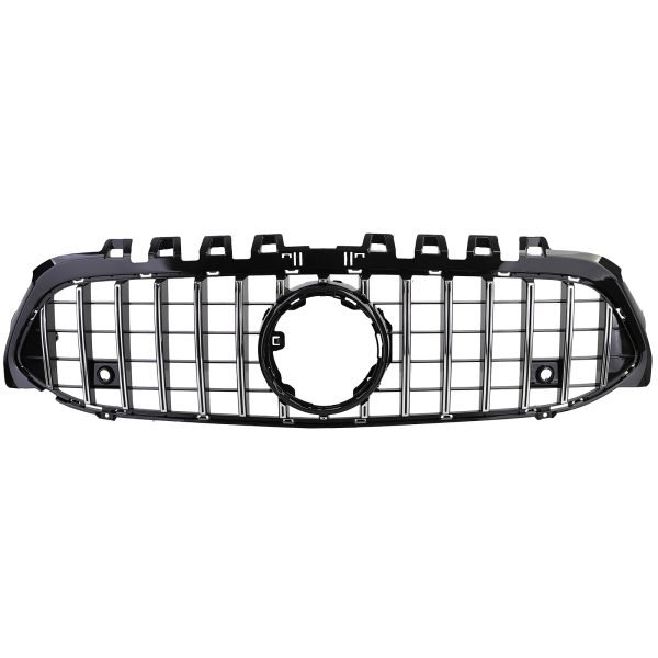 Sport gloss black chrome radiator grille for MERCEDES A-CLASS W177/V177 - Slika 3