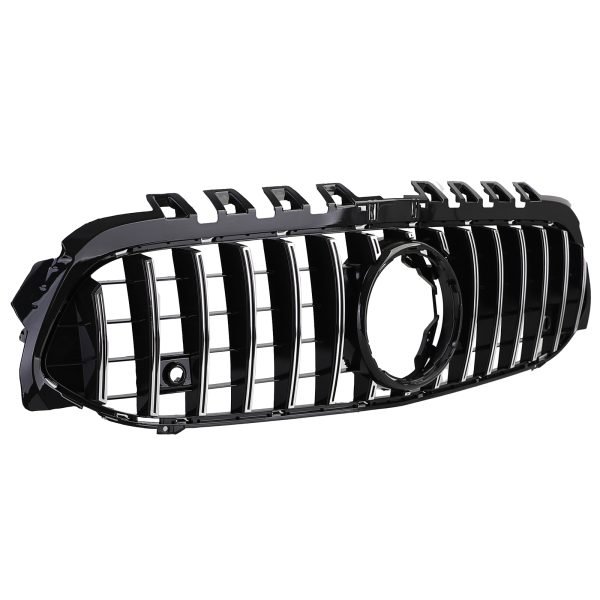 Sport gloss black chrome radiator grille for MERCEDES A-CLASS W177/V177 - Slika 4