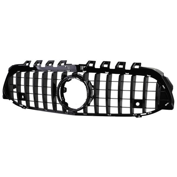 Sport gloss black radiator grille for MERCEDES A-CLASS W177/V177 - Slika 2