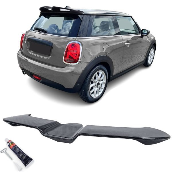 Carbon look rear spoiler for MINI One Cooper F55/F56