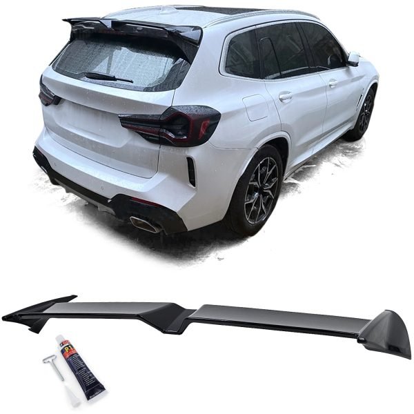 Performance gloss black roof spoiler for BMW X3 G01