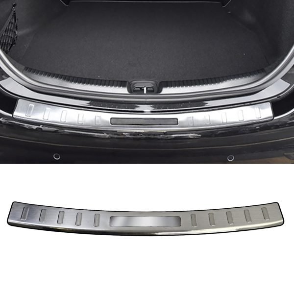 Stainless steel bumper sill protection for MERCEDES C-CLASS W206