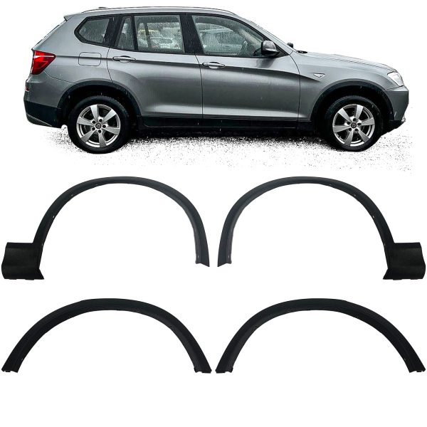 Mudguard wheel arch extension set for BMW X3 F25