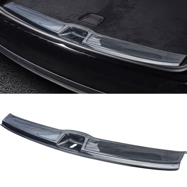 Black stainless steel inner bumper protection for MERCEDES GLC X254