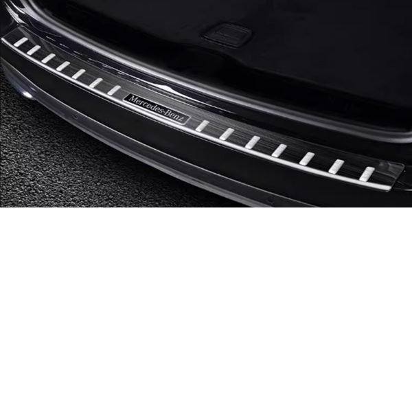 Black stainless steel bumper protection for MERCEDES GLC X254