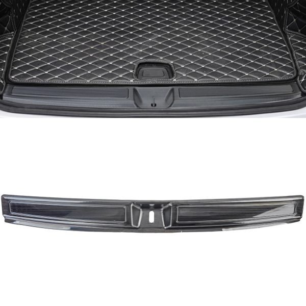 Black stainless steel interior bumper protection for MERCEDES GLB X247