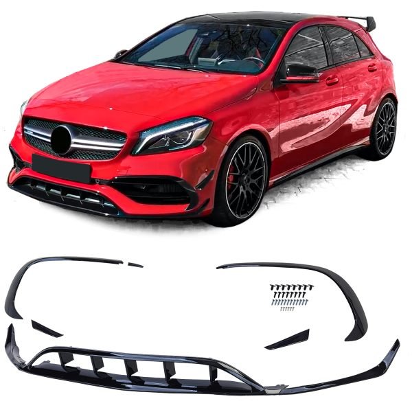 Front bumper Aero-kit for MERCEDES A-CLASS W176