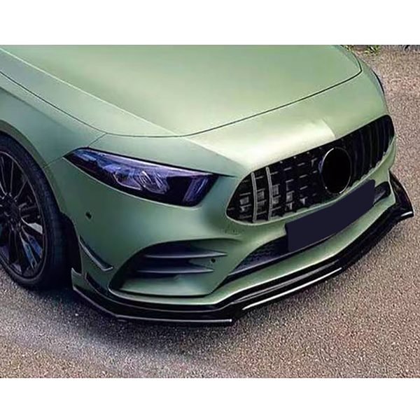 Gloss black front splitter for MERCEDES A-CLASS W177/V177 - Slika 2