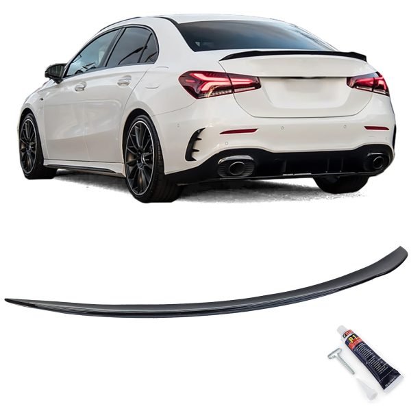 Gloss black rear spoiler for MERCEDES A-CLASS V177