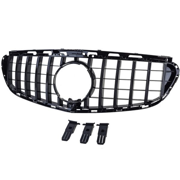 Sport gloss black front grille for MERCEDES E-CLASS W212/S212 - Slika 2