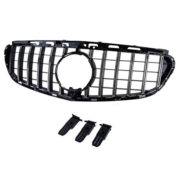 Sport black and chrome front grille for MERCEDES E-CLASS W212/S212 - Slika 2